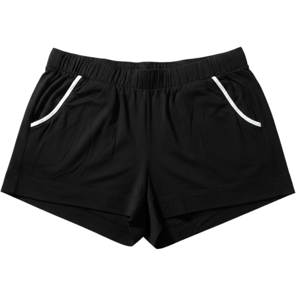 Torrid Super Soft Bamboo Jersey Sleep Shorts‎ Black White,Pockets Size 00 M/L